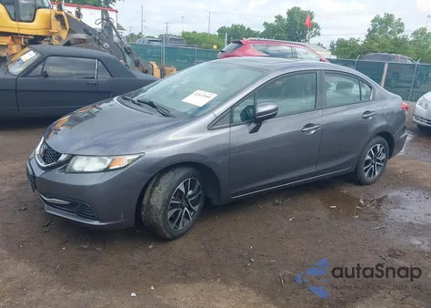 2014 Honda Civic Ex из США, поврежденный, VIN 19XFB2F87EE247043